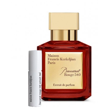 Maison Francis KURKDJIAN Baccarat Rouge 540 Extrait muestras de perfume 2ml