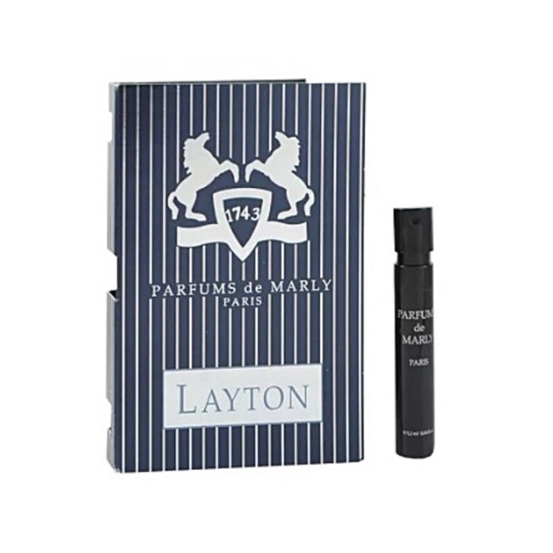 Parfums De Marly Layton official scent sample 1.5ml 0.05 fl. o.z. perfume tester