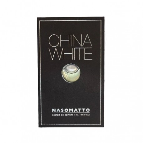 Muestra de perfume oficial Nasomatto China White 1ml 0.03 fl.oz. probador de perfume