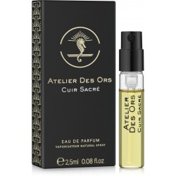 Atelier Des Ors Cuir Sacre 2,5ml 0,08 fl. oz. Campione ufficiale di profumo tester di profumo