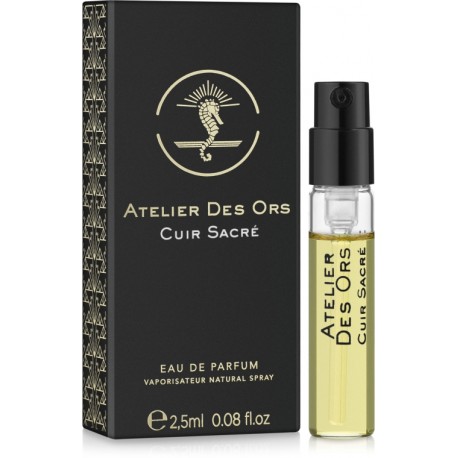 Atelier Des Ors Cuir Sacre 2.5ml 0.08 fl. oz. Amostra oficial de perfume