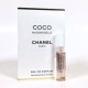 CHANEL Coco Mademoiselle 1,5 ml 0,05 fl. oz. hivatalos parfüm minták