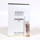 CHANEL Coco Mademoiselle 1.5ML 0.05 fl. oz. échantillons officiels de parfum