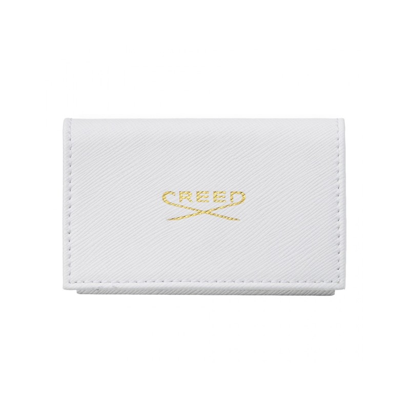 Creed official perfume sample set with luxury leather case - womens 8 x 1.7 ml 8 x 0.055 fl. oz. fragrance tester