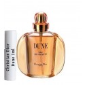Christian Dior Dune hajuvesinäytteet